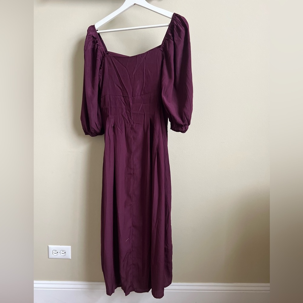 Silk Midi Dress, small size - Picture 4 of 6